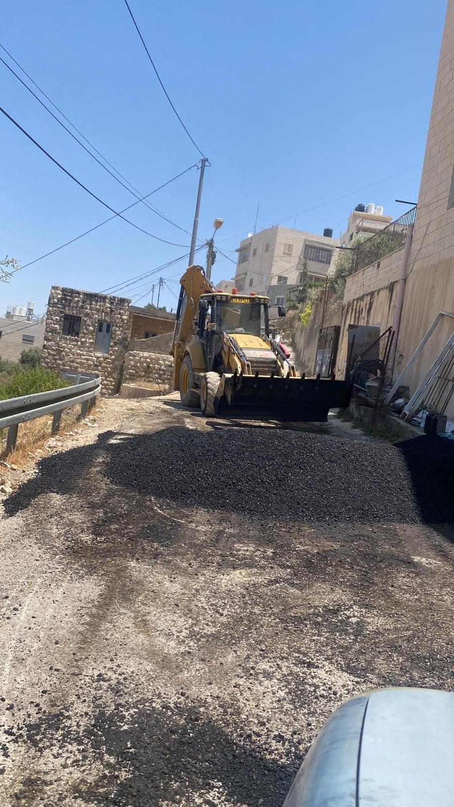 تعبيد مقطع من شارع الباطن 